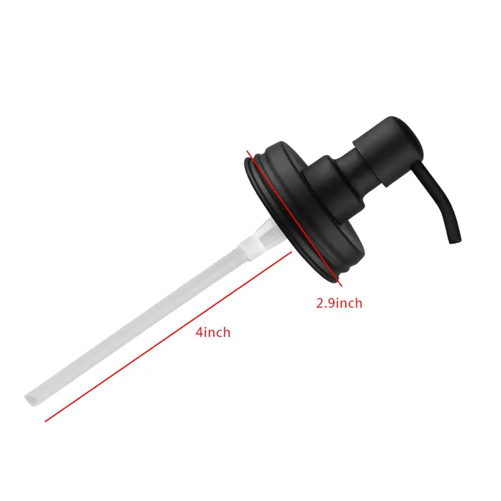 Диспенсер для мыла антикоррозийный дозаторы из нержавеющей стали трубка Mason Jar