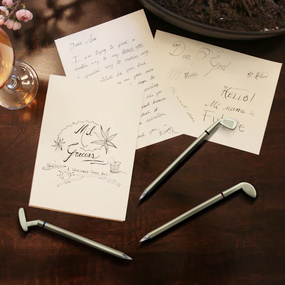 Гелевые чернила для гольфа 3 цвета подарочная ручка Офисная модель подписи