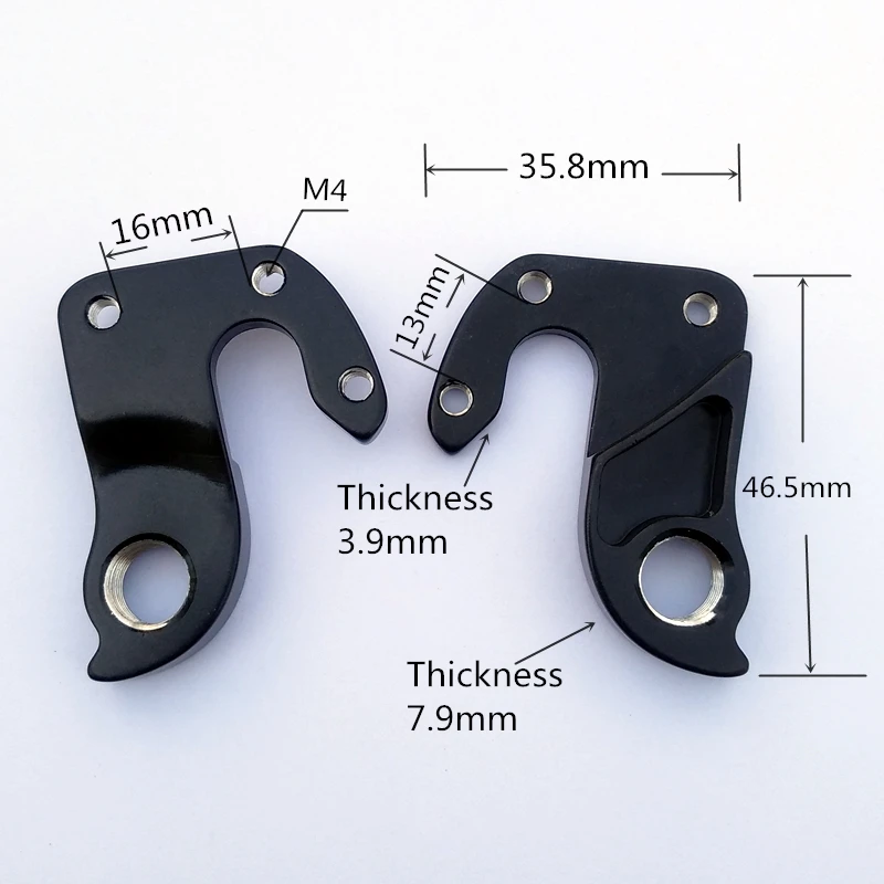 

2pcs Bicycle rear derailleur hanger For De Rosa Idol 2017 Pinin Farina De Rosa SK Super King MECH MTB dropout carbon frame BIKE