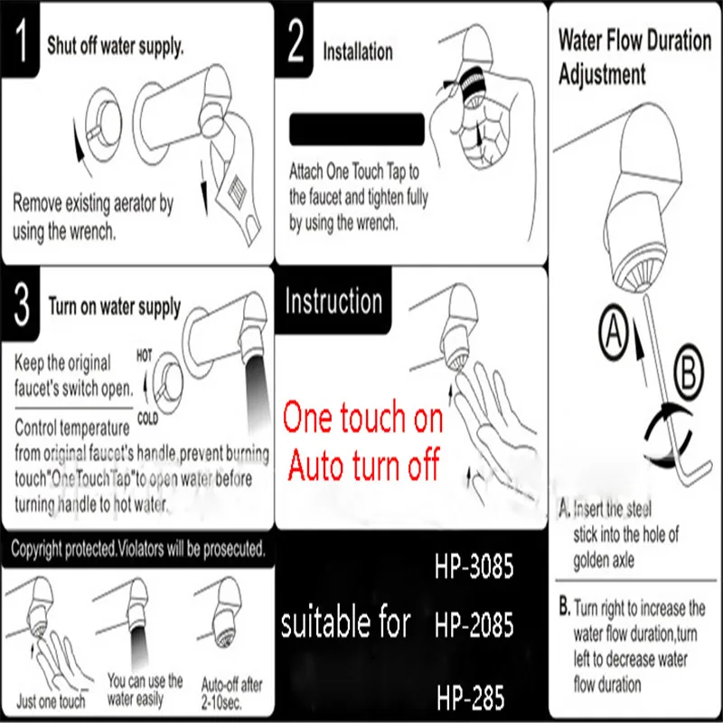 Водосберегающий аэратор для крана клапан с сенсорным управлением наружная