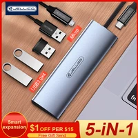 usb type c hub usb c to hdmi compatible rj45 sd reader pd 100w charger usb 3 0 hub for macbook pro dock station splitter
