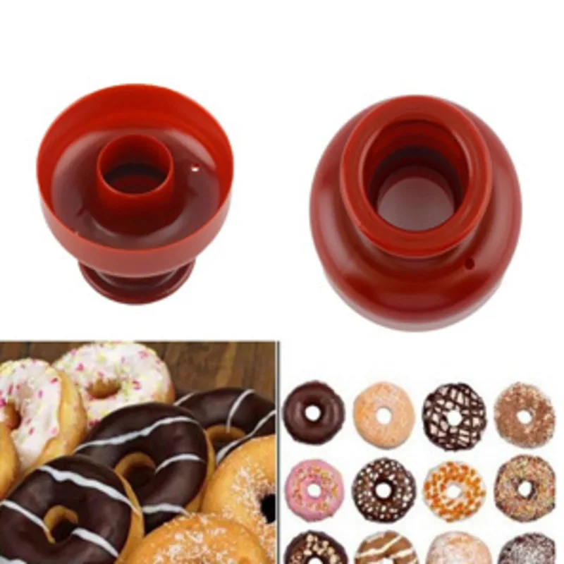 1 шт. форма для пончиков Еда Класс пластик пончики десертов печенья Форма DIY Fondant