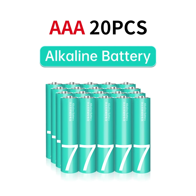 

AAA 20 Pcs 1.5V Battery Alkaline Flashlight Wireless Mouse Remote Control Electric Toothbrushes LR03 LR6 Disposable Dry Battery