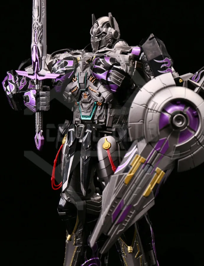 Comic Club уникальные игрушки UT трансформационный робот TF R-02P knight OP Challenger металлический светодиодный светильник