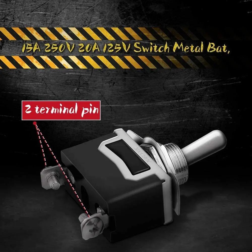 10 шт. 2-позиционные миниатюрные металлические переключатели 15 А 250 В 20 125 |