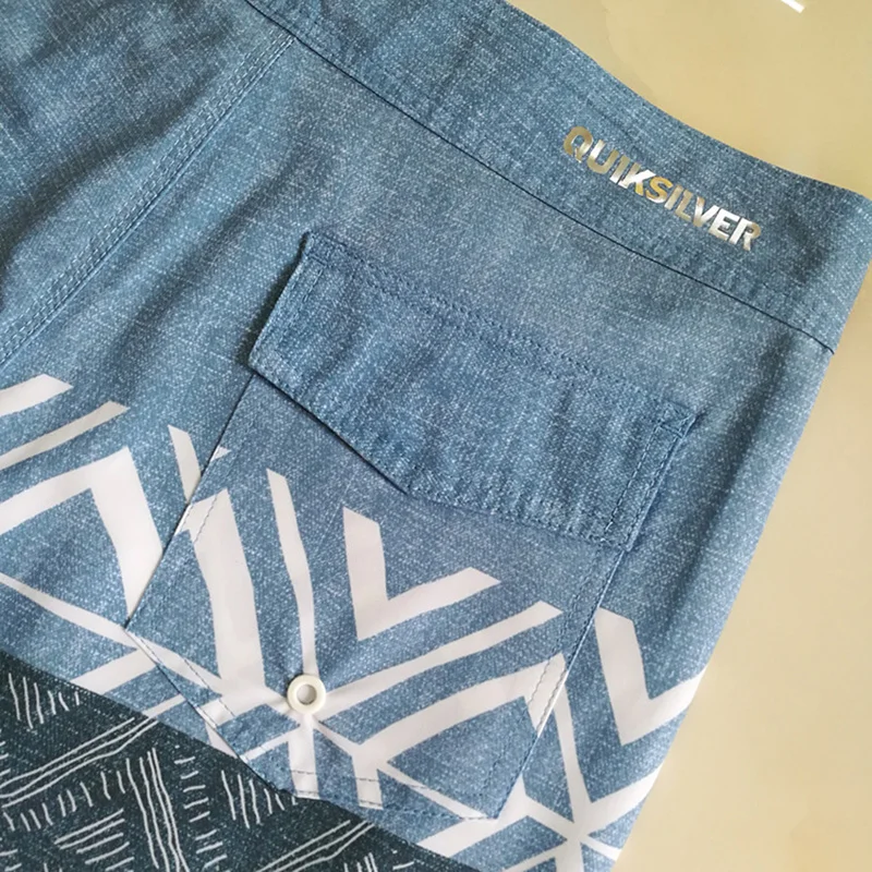 

QU Bermuda Pocket Quick Dry Swimming Shorts For Men Swimwear Man Swimsuit Swim Trunks Summer Bathing Beach Wear Surf -40