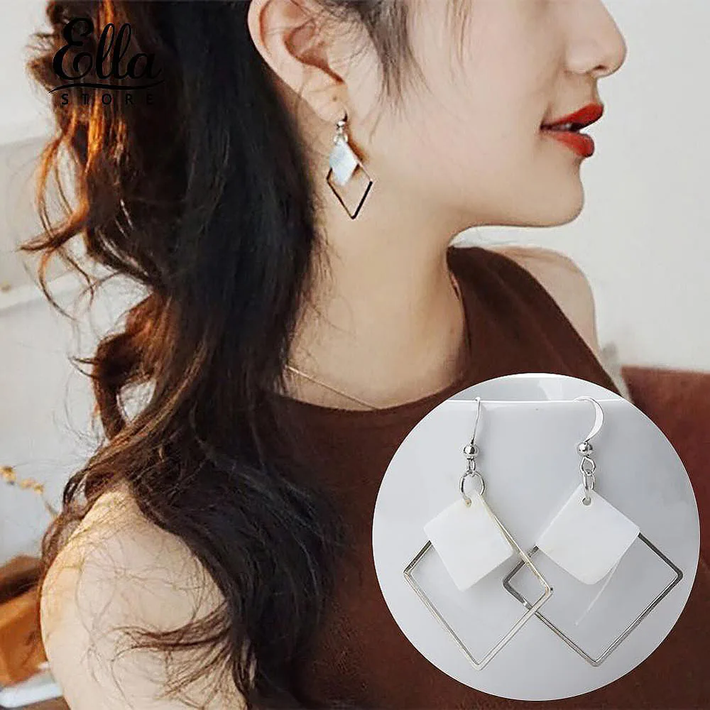 Женские Геометрические серьги подвески в стиле панк|Серьги-подвески| |