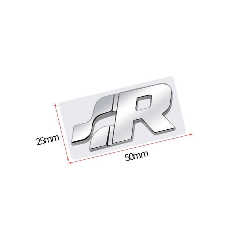 Автомобильная Наклейка металлическая эмблема для VW Volkswagen SR R32 R36 GOLF Polo Tiguan Jetta Passat