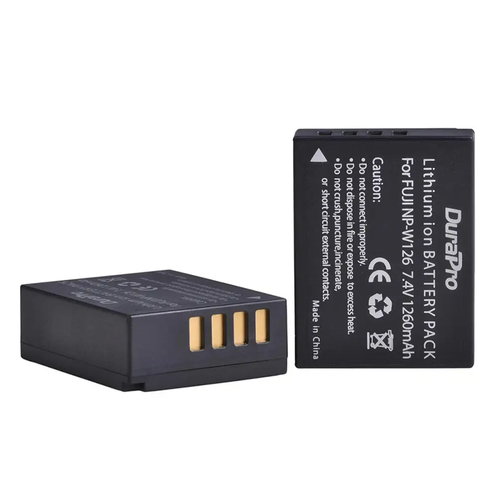 1260mAh NP-W126 NP W126 7.4V Аккумулятор для камеры + LCD USB Зарядное устройство для Fujifilm HS50 HS35 HS33 HS30EXR XA1 XE1 X-Pro1 XM1 X-T10.