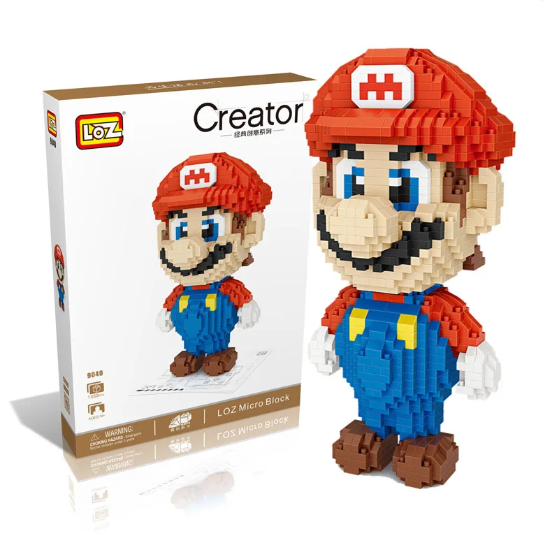 LOZ Супермен Герой Серии Мини DIY фигурки здания Даймонда Конструкторы экшн-модель подарки на день рождения подарок игрушки для детей мальчиков - Цвет: figure