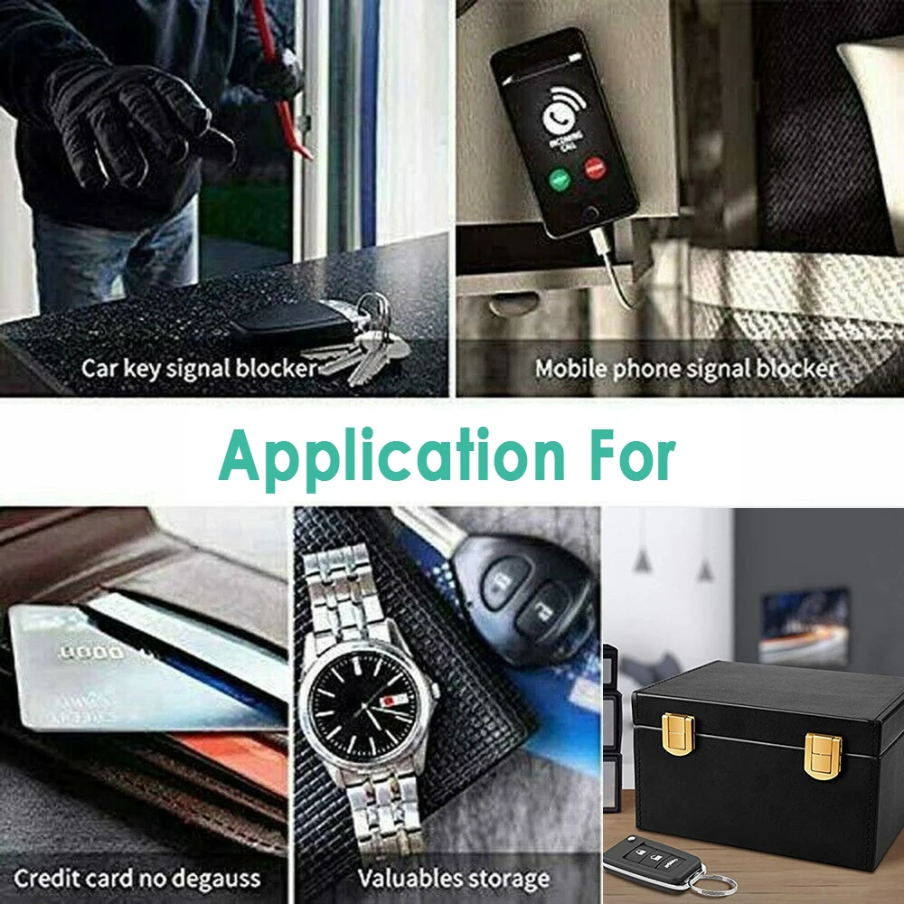 Faraday коробка блокировщик сигнала для автомобильных ключей Fob телефоны карты