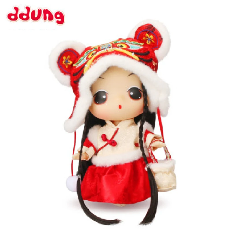 Новая Подлинная спутанная кукла dнанг китайская Новогодняя одежная Кукла