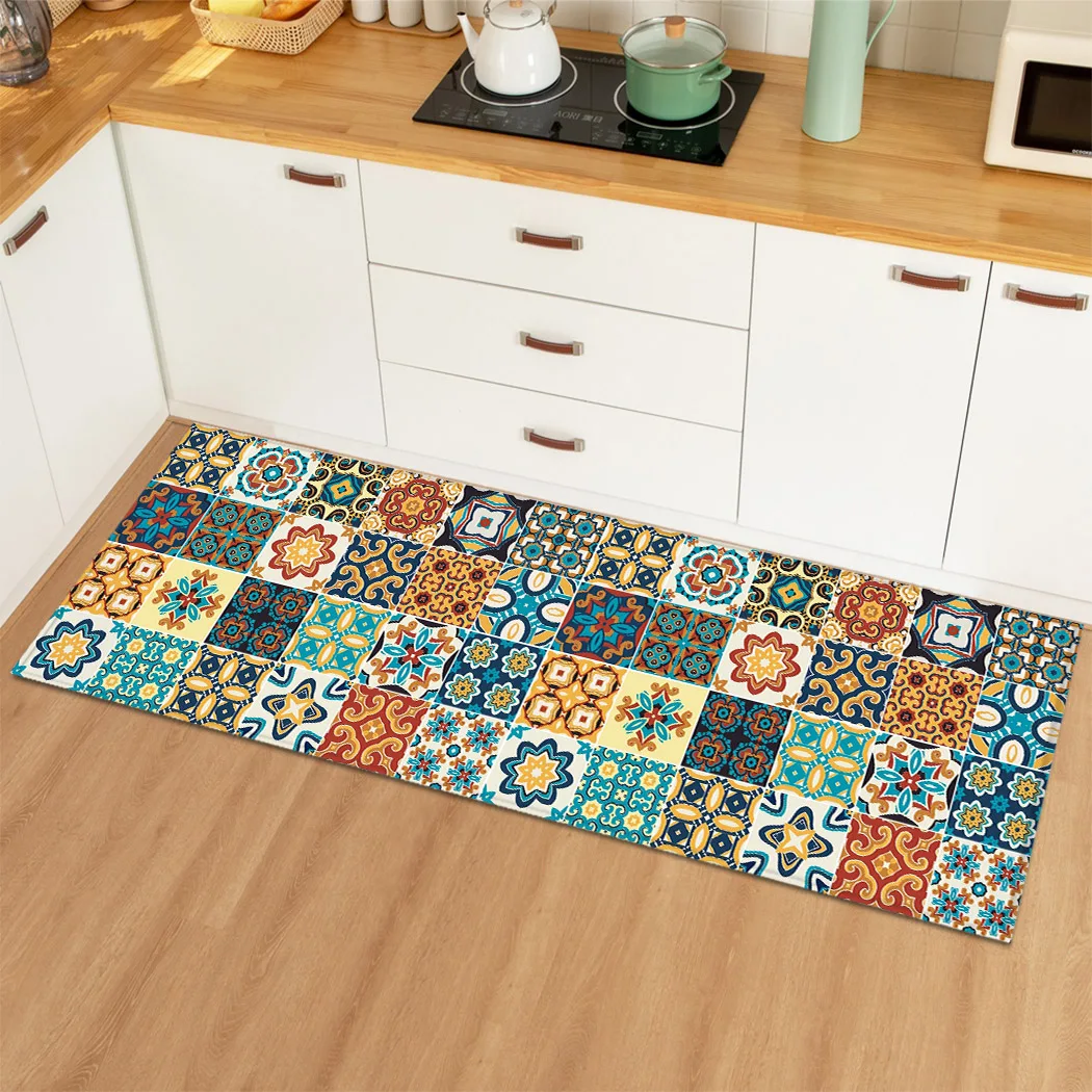 bohemia home kitchen floor mat carpet boho anti slip door entrance mat rugs carpets mats for living room bedroom bathroom free global shipping