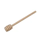 1pcs High Quality Honey Stir Bar Mixing Handle Jar Spoon Practical Wood Dipper Honey Long Stick Supplies Honey Beekeeping tools