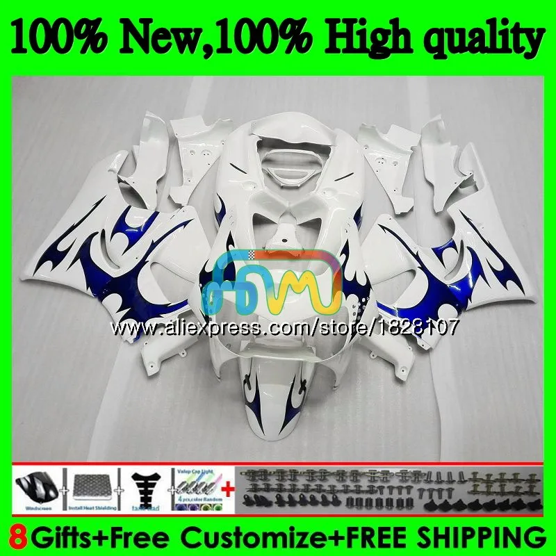 Корпус для HONDA CBR 919RR 900RR 900 919 RR CBR900 CBR919 98 99 Blue flames 134BS.35 900CC CBR900RR CBR919RR 1998 1999 обтекатель