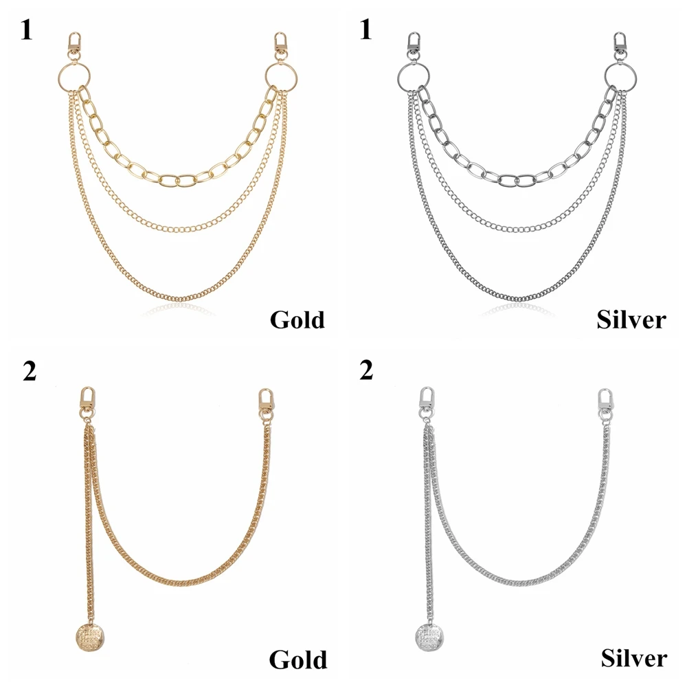 Лидер продаж модный ремень в стиле панк хип-хоп один/трехслойный цепочка для