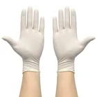 Перчатки нитриловые одноразовые, без порошка, латексные, белые, черные, 100 шт.