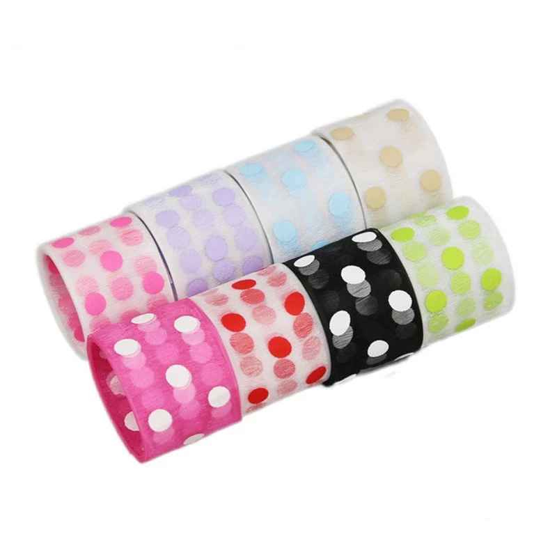 (10 м/Лот) напечатанный на органзе сделай сам лента вышивка цвета шампанские