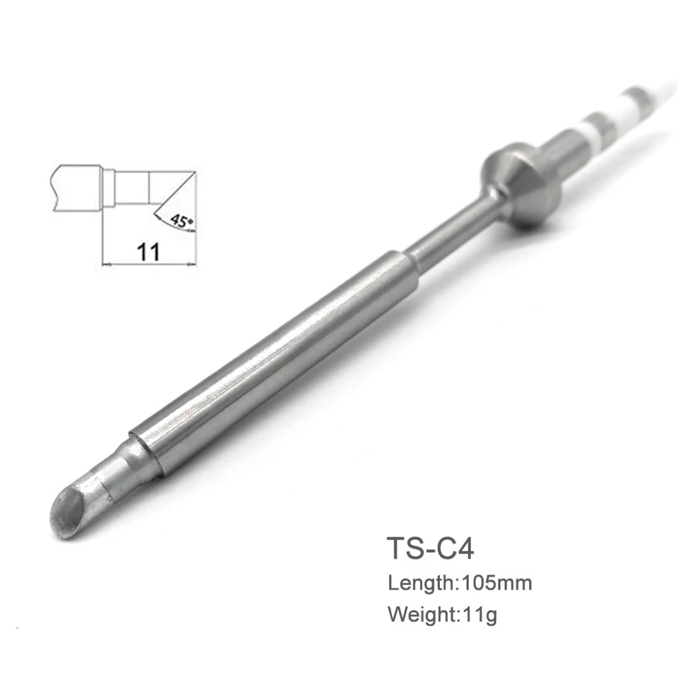 

7pcs/set TS100 Power Tool Outdoor Stainless Steel Mini Replacement Part Welding Soldering Iron Tip High Temperature Resistant