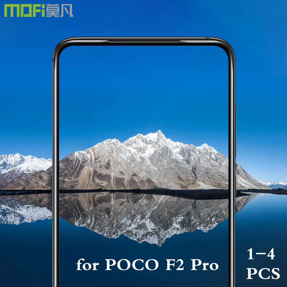 Защитное стекло MOFi для POCO F2 Pro закаленное Xiaomi Mi F2pro полное покрытие защита экрана