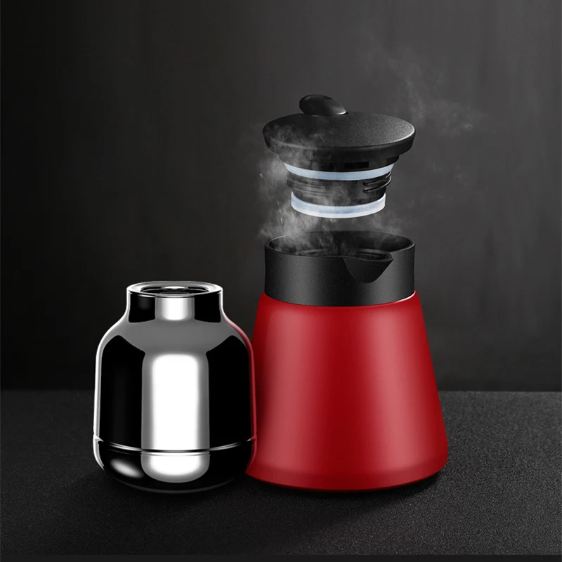 Термос кофейник чайник термос нержавеющая сталь Вакуумный фляжки чайный кувшин