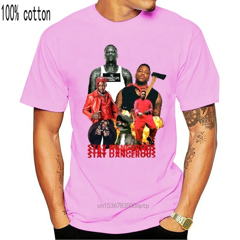 

Vintage YG Stay Dangerous Hip Hop Rapper Retro T Shirt Size S M L XL 2XL