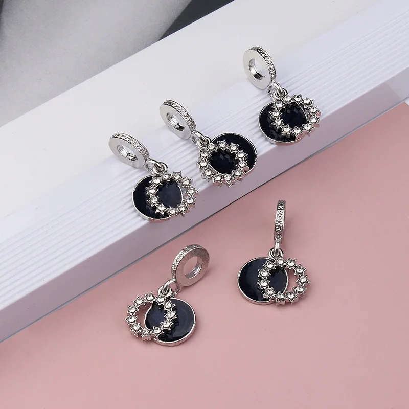 Новинка 2019 оригинальный сплав бусина Розовый фламинго подвеска птица животное