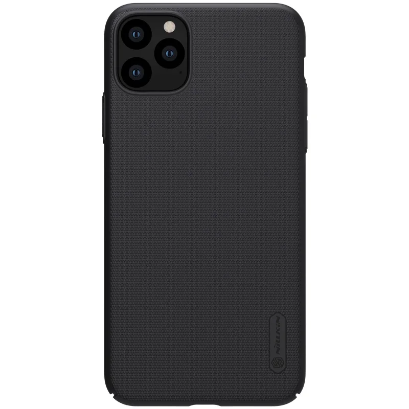 BLACK Для iPhone 11 Pro Max X Xr Xs 8 7 чехол-накладка Nillkin Матовый Щит Жесткий чехол-накладка для iPhone 8 7 6S 6 Plus 5S SE - Цвет: BLACK