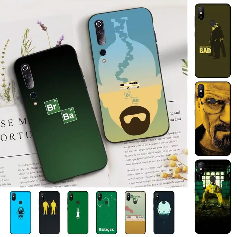 

FHNBLJ Breaking Bad Phone Case for Xiaomi mi 5 6 8 9 10 lite pro SE Mix 2s 3 F1 Max2 3