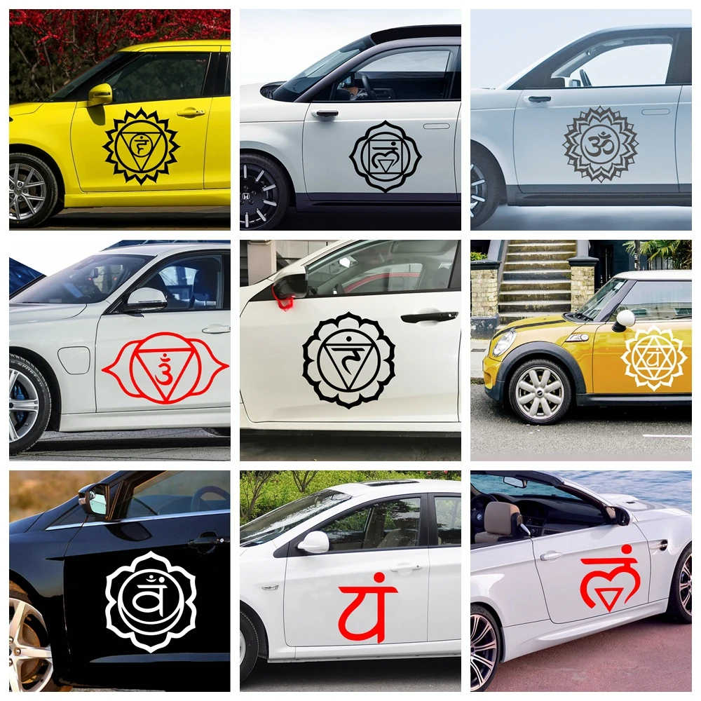 

Creative Chakra Car Stickers And Decals Vinyl Decal Decorate Sticker Auto Products
