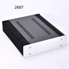 2607 полностью алюминиевый корпус усилителя мощности ширина 260 * высота 70 * Глубина 311 мм небольшой пост-ступенчатый корпус усилителя мощности