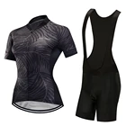Комплект женской спортивной одежды, майка и шорты из лайкры, для велоспорта, шоссейного велосипеда, летняя одежда