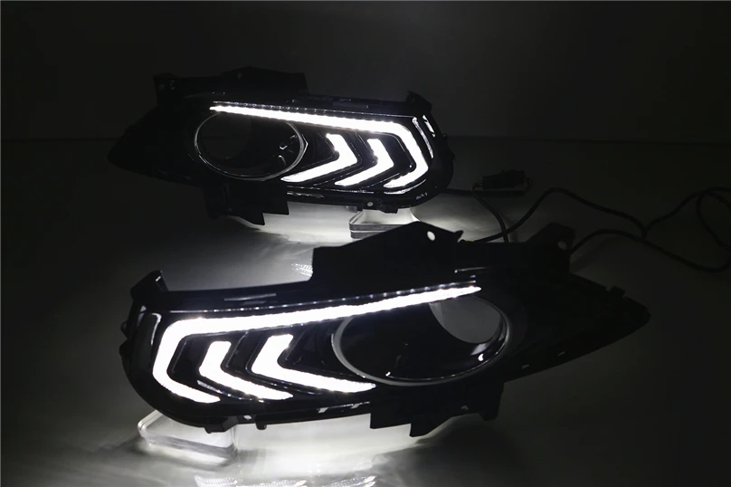 Автомобильная проблесковая 2 шт. дневные ходовые огни 12В Светодиодный дневной