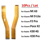 10 шт.Лот, основной FPC ЖК-дисплей подключение материнской платы гибкий кабель лента для Xiaomi Mi A3 F2 Pro F3  K30 Pro 4G  Mi 9 Mi9 11 Lite