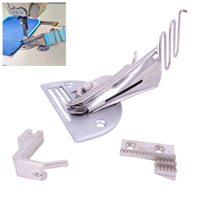 Оверлок папка A10 Скоба Кромка под прямым углом для швейной машины со строчкой