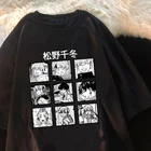 Футболка мужская с японским аниме Токио, Милая футболка с рисунком призрака, в стиле Харадзюку, летняя Топ унисекс, 90-х