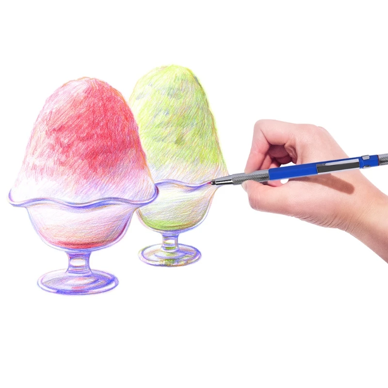 

36 Colors 2.0mm Mechanical Pencil Writing Drawing Pencils Refill Lead Stationery 24BB