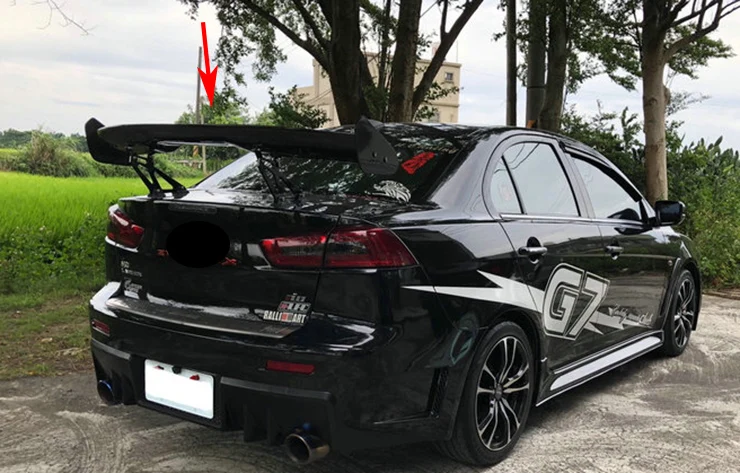 

Spoiler Wing ABS for Mitsubishi LANCER EX EVO 3000 GT 2/4dr Sedan Spoilers Wing Unpainted