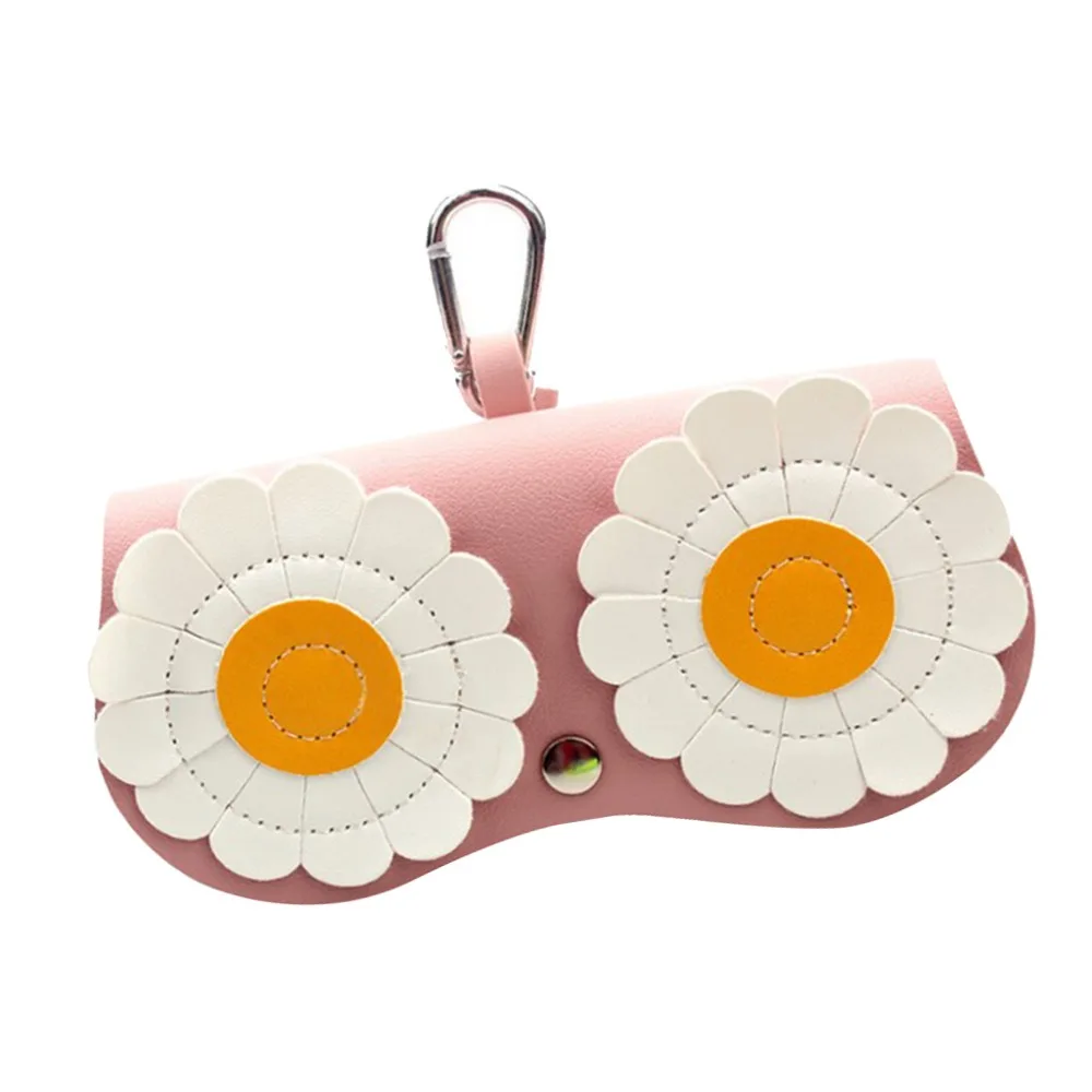 Children Cute Hard Eyeglasses Case Kids Sunglasses Box Hand Pouch for Protector Glasses Box Holder pineapple puppys print