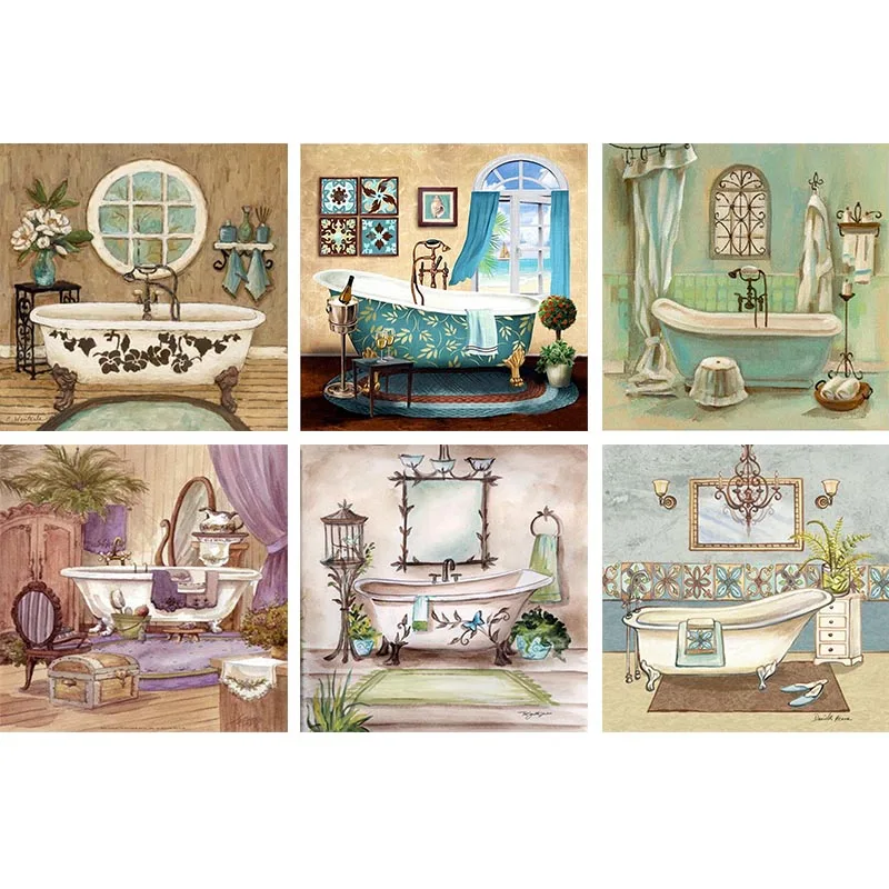 

Diamond Painting 5D Diamonds DIY Room Cross Stitch Full Square Round Drill Embroidery Colorful Handmade Home Room Wall Decor