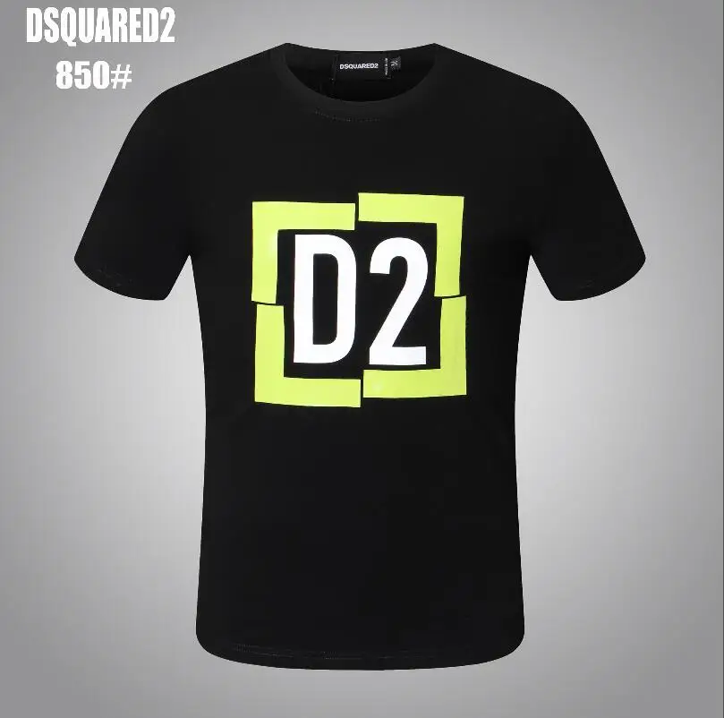 

Брендовая Мужская хлопковая футболка Dsquared2 с 3D принтом, мужская повседневная футболка, одежда, футболки