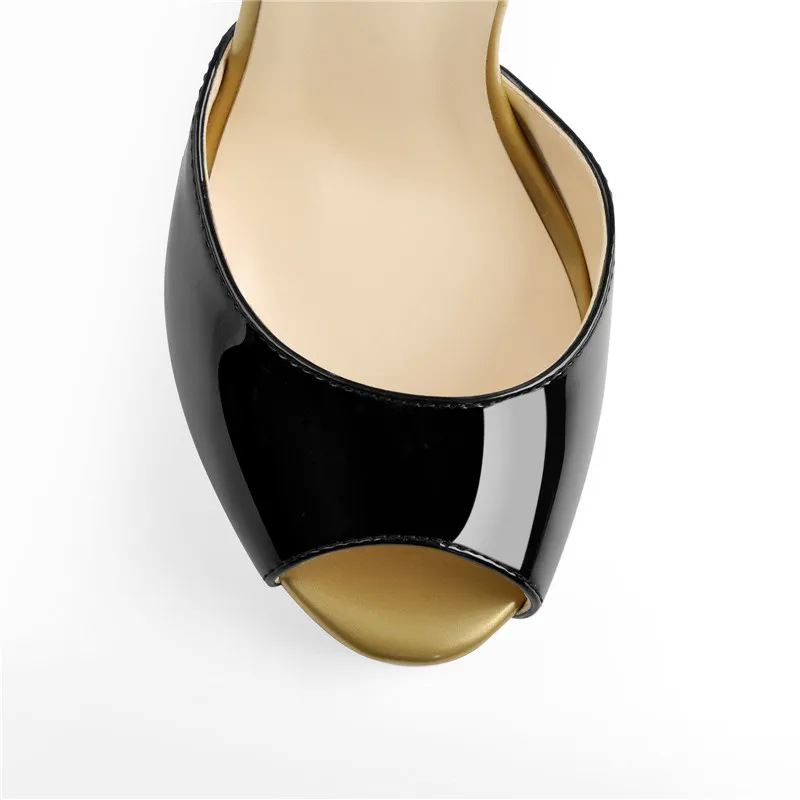 Onlymaker Женские туфли с открытыми носками на тонких высоких каблуках женские