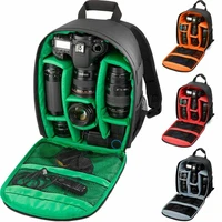 zk40 dropshipping waterproof video digital dslr bag multi functional camera backpack outdoor lens bag case for nikonfor canon