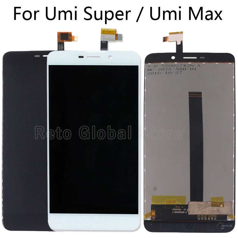 Для Umi Super lcd дисплей + кодирующий преобразователь сенсорного экрана в сборе