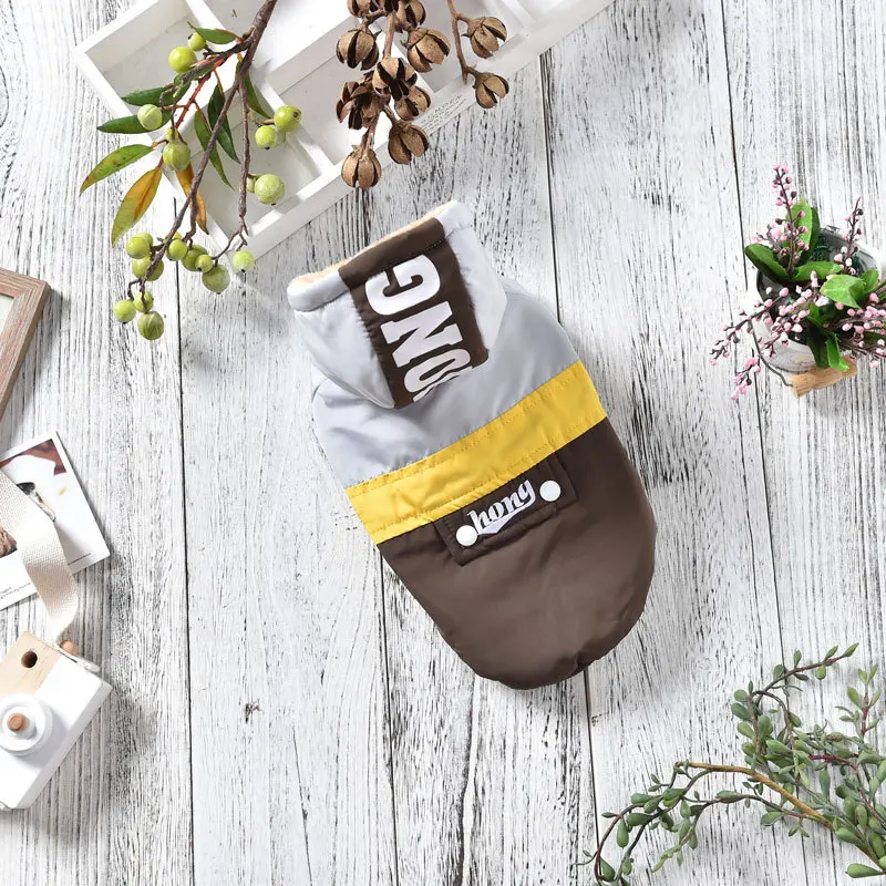 

Autumn Winter Pet Clothes For Dogs Hooded Warm Puppy Jacket Coat For Small Medium Dogs Chihuahua French Bulldog Pet Clothing