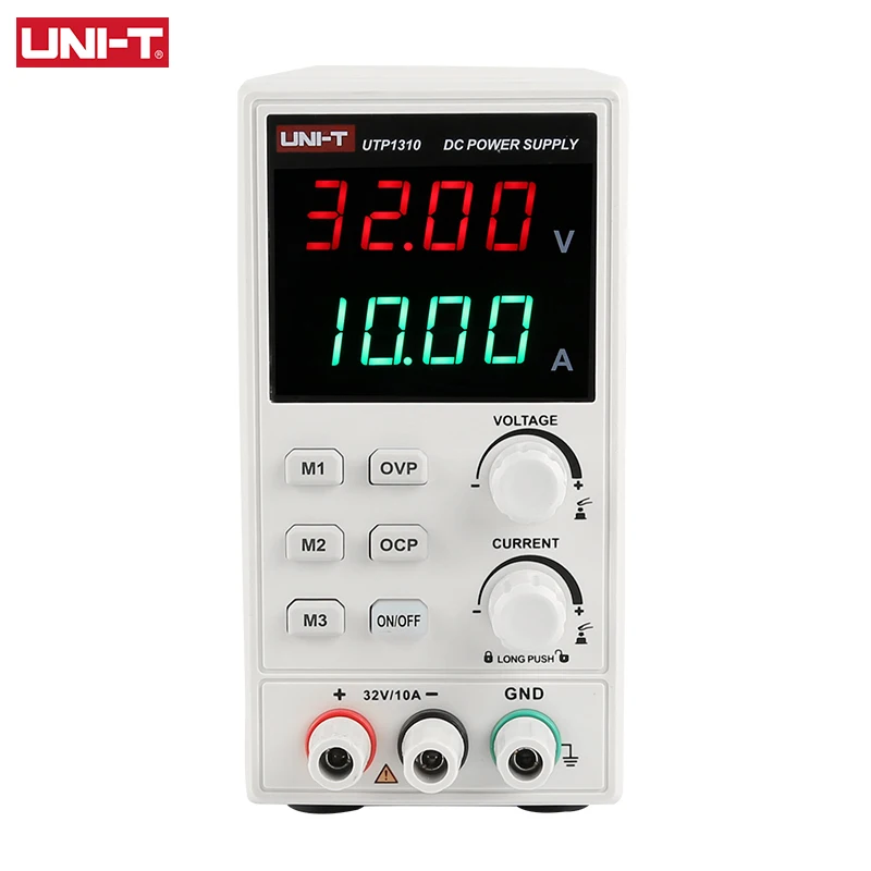 UNI T UTP1310 DC источник питания 32 В 10A регулируемый ток 4 цифры дисплей AC 110 В/220