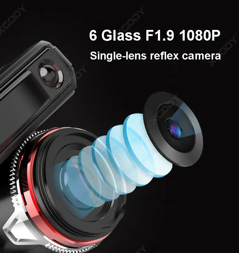 XGODY 2 в 1 HD Автомобильный видеорегистратор радар 2,4 ''HD экран дисплея ABS корпус детектор скорости автомобиль камера для приборной панели видеокамера рекордер