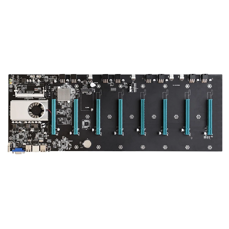 

BTC-S37 Miner Motherboard for CPU Set 8 Video Card Slot for DDR3 Memory Integrated VGA Interface Low Power