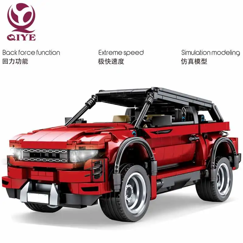 QIYE 2020 Land New Rover Lepinblocks 813 шт Technic внедорожники Lepining 42110 peed идеи для гоночных