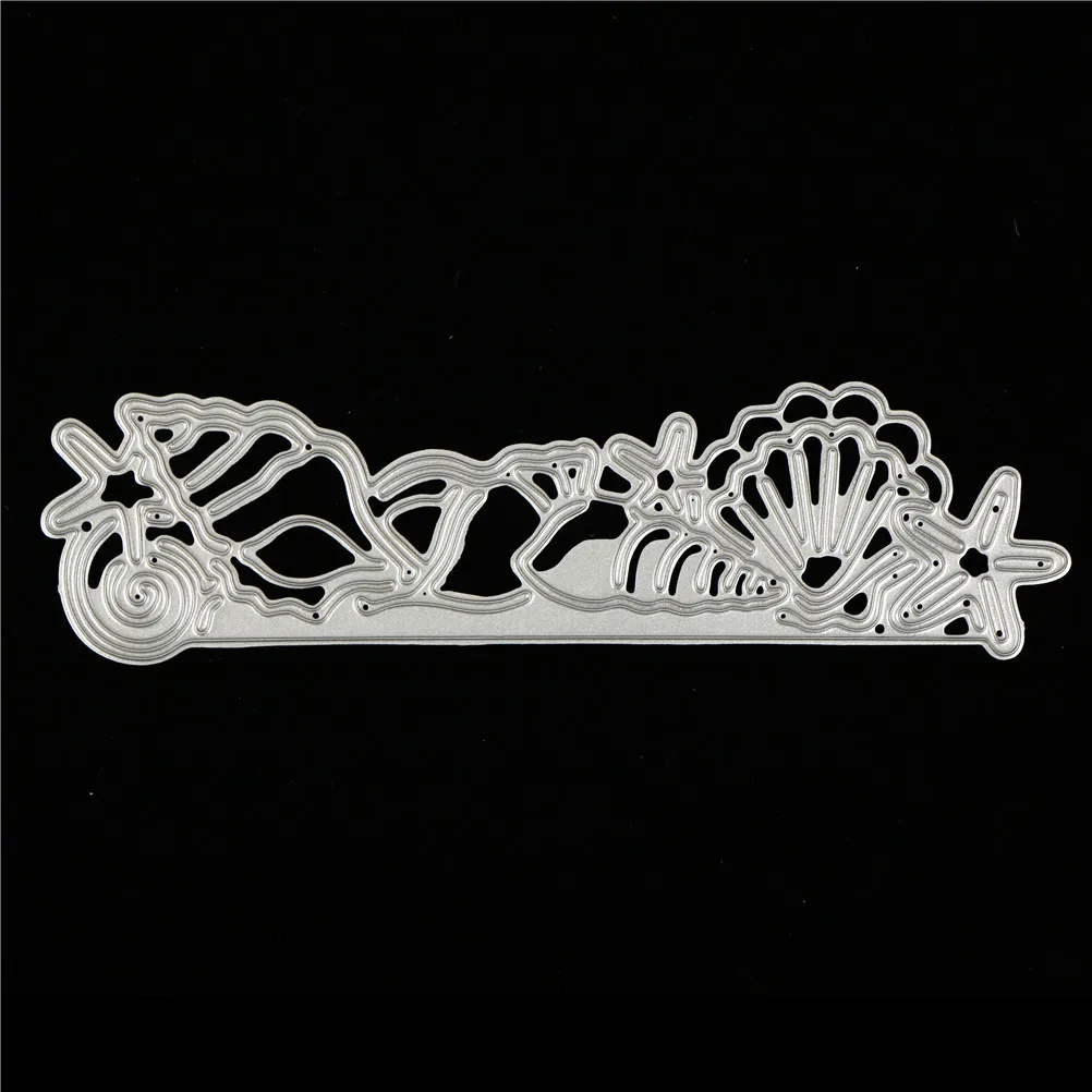 

1pc Silver Lace Flower Metal Cutting Dies Stencils For DIY Scrapbooking/photo Album Decorative DIY Paper Cards 14.2cm x 3.9cm
